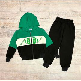 Фотография Костюм детский спортивный на мальчика 2301 green р.98-122 "LIMA SPORT" недорого оптом от прямого поставщика