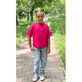 Фотография Футболка детская на девочку LN46 crimson р.134-158 "LIMA SPORT" недорого оптом от прямого поставщика