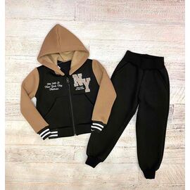 Костюм дитячий спортивний теплий на хлопчика 2317 beige р.98-122 "LIMA SPORT" недорого оптом від прямого постачальника