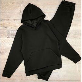 Фотография Костюм детский спортивный тёплый на девочку 2347 black р.158-176 "LIMA SPORT" недорого оптом от прямого поставщика