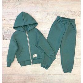 Фотография Костюм детский спортивный тёплый на девочку 2430 green р.104-128 "LIMA SPORT" недорого оптом от прямого поставщика