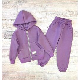 Фотография Костюм детский спортивный тёплый на девочку 2430 lilac р.104-128 "LIMA SPORT" недорого оптом от прямого поставщика