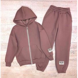 Фотография Костюм детский спортивный тёплый на девочку 2434 l.brown р.134-158 "LIMA SPORT" недорого оптом от прямого поставщика