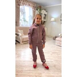 Фотография Костюм детский спортивный тёплый на девочку 2434 beige р.134-158 "LIMA SPORT" недорого оптом от прямого поставщика