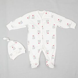 Комплект дитячий на дівчинку 40-16 white р.56 "Webi" недорого оптом від прямого постачальника