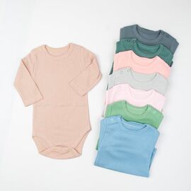 Боді унісекс 47-08 d.grey р.68-80 "Webi" недорого оптом від прямого постачальника