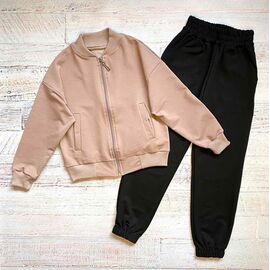 Костюм дитячий спортивний на хлопчика 2506-1 beige р.134-158 "LIMA SPORT" недорого оптом від прямого постачальника