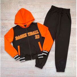Костюм дитячий спортивний на хлопчика 2501 orange р.134-158 "LIMA SPORT" недорого оптом від прямого постачальника