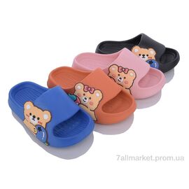 Фотография Шлепки детские летние Лето W126 mix (12 пар р.24-29) "Deshman" недорого оптом от прямого поставщика