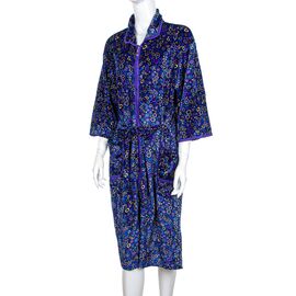 Фотография Халат женский S1 purple р.XL-5XL "Logaster" недорого оптом от прямого поставщика