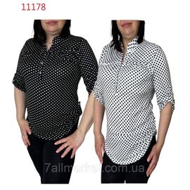 Блузка жіноча стильна/напівбал розміри XL-6XL (мікс кв)"NICOLAS" недорого від прямого постачальника