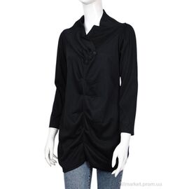 Туніка жіноча Весна/осінь B077-3 black (5 шт. р.сіткаOne size) "Obuvok" недорого оптом від прямого постачальника