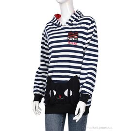 Фотография Кофта женская Весна/осень B082-3 blue (6 шт. р.сетка L-2XL) "Obuvok" недорого оптом от прямого поставщика