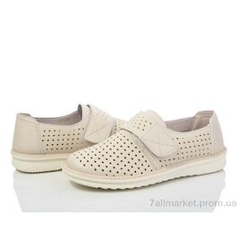 Туфлі жіночі стильні Літо G09-3 beige (8 пар р.36-41) "Baolikang" недорого оптом від прямого постачальника