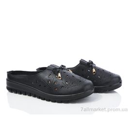 Фотография Шлепки женские облегченные Лето 001-1 black (8 пар р.38-43) "Baolikang" недорого оптом от прямого поставщика
