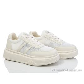 Фотография Кроссовки женские модные Лето 03-2 beige (8 пар р.36-41) "Baolikang" недорого оптом от прямого поставщика