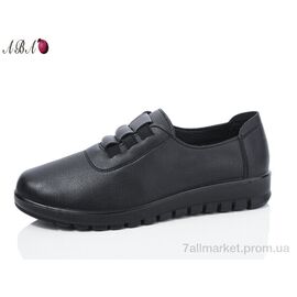 Туфлі жіночі стильні Весна/осінь 5ABA088 black (8 пар р.38-43) "Aba" недорого оптом від прямого постачальника