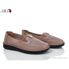 Туфлі жіночі стильні Літо G0ABA8-3 brown (8 пар р.36-41) "Aba" недорого оптом від прямого постачальника