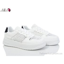Кросівки жіночі модні Літо 0ABA1-2 white (8 пар р.36-41) "Aba" недорого оптом від прямого постачальника