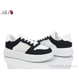 Фотография Кроссовки женские модные Лето 0ABA1-3 white (8 пар р.36-41) "Aba" недорого оптом от прямого поставщика