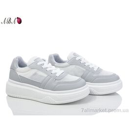 Фотография Кроссовки женские модные Лето 0ABA2-2 grey (8 пар р.36-41) "Aba" недорого оптом от прямого поставщика