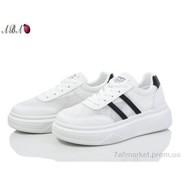 Кросівки жіночі модні Літо 03-3 white (8 пар р.36-41) "Aba" недорого оптом від прямого постачальника