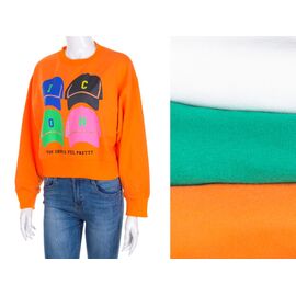 Фотография Свитшот женский 17-26004 mix р.S-L "Red Hat" недорого оптом от прямого поставщика