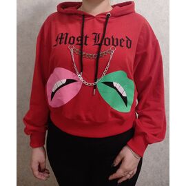 Светр жіночий 0128 red р.S-L "Red Hat" недорого оптом від прямого постачальника