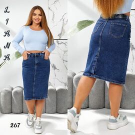 Фотография Юбка женская 267 blue р.31-38 "Liana Denim" недорого оптом от прямого поставщика