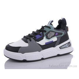 Фотография Кроссовки мужские модные Весна/осень HK22-1 (8 пар р.40-45) "Obuvok" недорого оптом от прямого поставщика