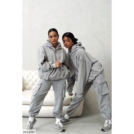 Жіночий костюм кофта з брюками на різанику великі розміри р.46-48;50-52 (3кол.) "VLADA" купити недорого від прямого постачальника