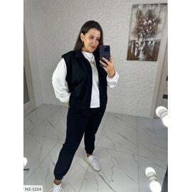 Фотография Костюм женский тройка большие размеры р.46-48;50-52;54-56;58-60;62-64 (3цв) "VLADA" купить недорого от прямого поставщика