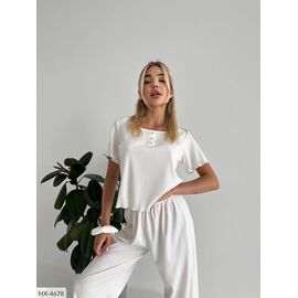 Жіноча піжама-костюм великого розміру р.50-52 (9кол.) "ANNABELLE" купити недорого від прямого постачальника