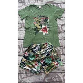 Фотография Пижама лёгкая женская DO10 khaki р.46-54 "Annet" недорого оптом от прямого поставщика