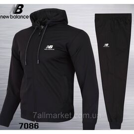 Фотография Спортивный мужской костюм на молнии NEW BALANCE  р-ры S-2XL (2цв) "REMAIN"  недорого от прямого поставщика