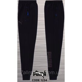 Фотография Спортивные штаны на манжете PUMA на мальчика 152-176 см (3цв)  "REMAIN" купить недорого от прямого поставщика