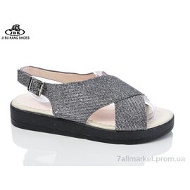 Босоніжки жіночі літні Літо S228-6 silver (6 пар р.36-41) "Jibukang" недорого оптом від прямого постачальника