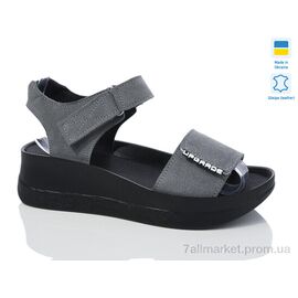 Фотография Босоножки женские летние Лето 1706-2 сірий з. (6 пар р.37-41) "Sali" недорого оптом от прямого поставщика