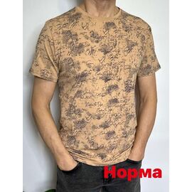 Фотография Футболка мужская 5104 beige р.M-2XL "Vip Stendo" недорого оптом от прямого поставщика