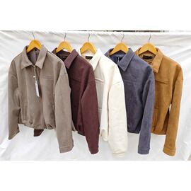 Фотография Куртка женская демисезонная P1766 brown р.S-L "Dorimodes" недорого оптом от прямого поставщика