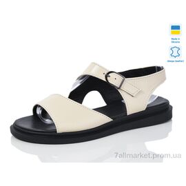 Фотография Босоножки женские летние Лето 60 беж к. (6 пар р.36-40) "Sali" недорого оптом от прямого поставщика