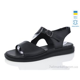 Фотография Босоножки женские летние Лето 60 чорний к. (6 пар р.36-40) "Sali" недорого оптом от прямого поставщика