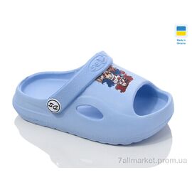Фотография Сандалии детские летние Лето ПД06-2 блакитний (8 пар р.24-29) "Inblue" недорого оптом от прямого поставщика