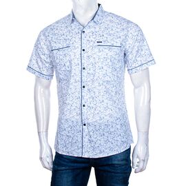 Фотография Рубашка мужская летняя A356-1 white р.XL-5XL "Logaster" недорого оптом от прямого поставщика