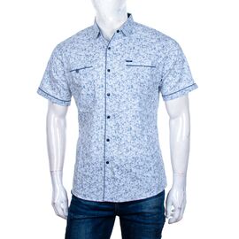 Фотография Рубашка мужская летняя A356-4 grey р.XL-5XL "Logaster" недорого оптом от прямого поставщика