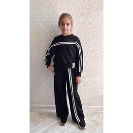 Костюм дитячий спортивний на дівчинку 2508 black р.134-158 "LIMA SPORT" недорого оптом від прямого постачальника