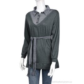Кофта жіноча Весна/осінь B041-3 green (10516) (5 шт. р.сіткаXL-2XL) "Obuvok" недорого оптом від прямого постачальника