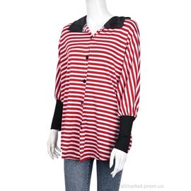 Батник жіночий Весна/осінь B038-5 red (10469) (5 шт. р.сіткаOne size) "Obuvok" недорого оптом від прямого постачальника