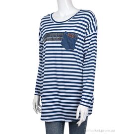 Батник жіночий Весна/осінь B084-4 blue (10476) (5 шт. р.сіткаOne size) "Obuvok" недорого оптом від прямого постачальника