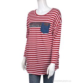 Батник жіночий Весна/осінь B084-5 red (10473) (5 шт. р.сіткаOne size) "Obuvok" недорого оптом від прямого постачальника